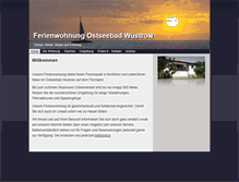 Tablet Screenshot of fewo-wustrow.de